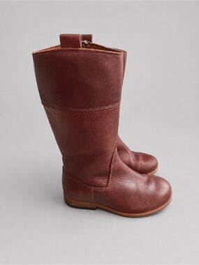 Zara girls boots cognac size 8.5 toddler